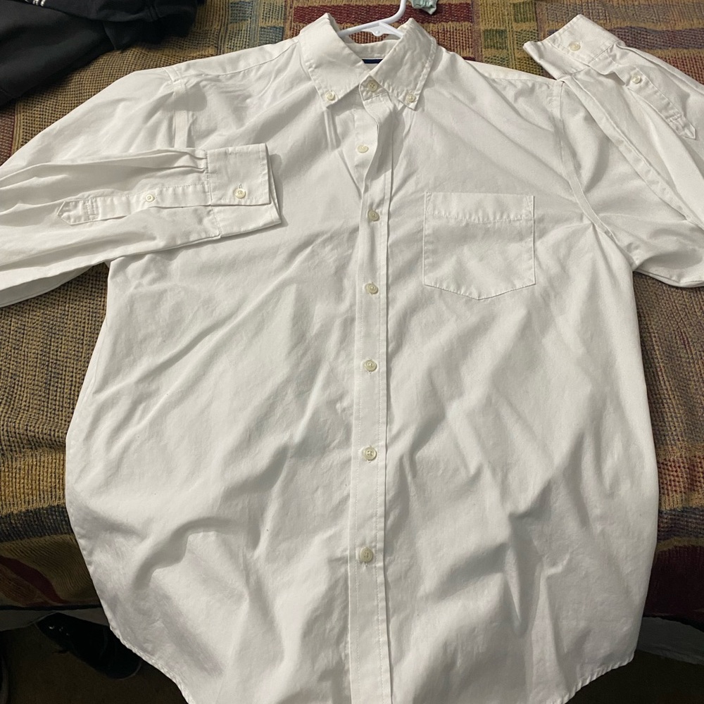 White dress button up